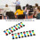 DNA Model Kit with Interactive Color Coding, PVC Double Helix Structure for Classroom Teaching 3