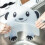 Vivid Panda Plastic Water Baffle Kitchen Sucker Water  Guards Protector Contra A 4