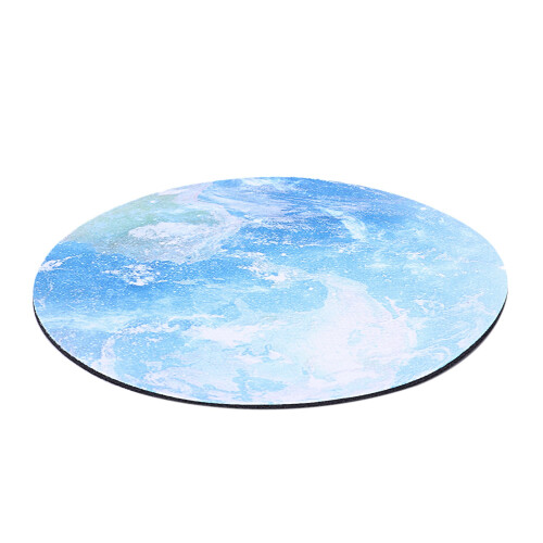 Computer Mouse Pad Beautiful Game Round Earth Planet Mousepad  Rubber + Cloth