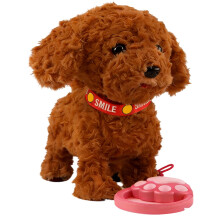 Robot Dog Toy with Touch Sensing, Voice Mimic, Walking Plush Puppy and Lifelike Licking Motion