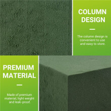 10Pcs Floral Foam Blocks, Flower Holder Flower Green Bricks Applied Dry or Wet for Artificial Flowers