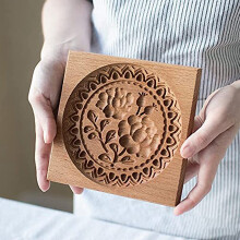 Kitchen Wooden Cookie Mold Wooden Gingerbread Cookie Mold Gingerbread Cookie Mold Pine Kitchen Accessories for Party A