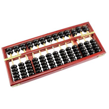Vintage 13Column Wooden Abacus for Math Learning and Mental Arithmetic, Durable Decorative Counting Tool