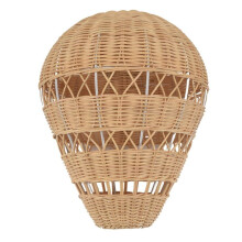 2X Hand-Woven Rattan Hot Air Balloon Children's Room Wall Decoration Bohemian Nursery Decoration Photo Props