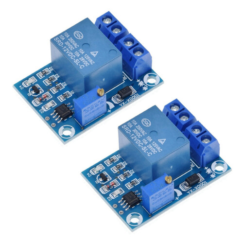 2X YX-X0001  12V Battery Undervoltage Management Module Low Voltage Automatic  Recovery Protection Module