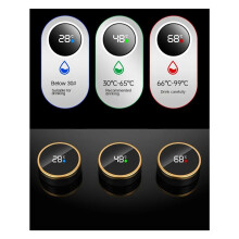 2X Thee-Ei Thermoskan Temperatuur LED-Display 450 Ml Geïsoleerde Beker Roestvrijstalen Fles Reiskoffiemok