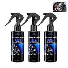 3 Pack Long Lasting Tire Shine Spray, Deep Gloss Non Greasy Formula, UV Protection Tire Cleaner