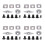 20Pcs Turning Carbide Cutter Inserts Combination Set for Wood Turning Working Lathe Tool with Screw 1