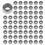 200Pcs MR63ZZ 3X6X2 mm Deep   Bearing Miniature Bearing 1