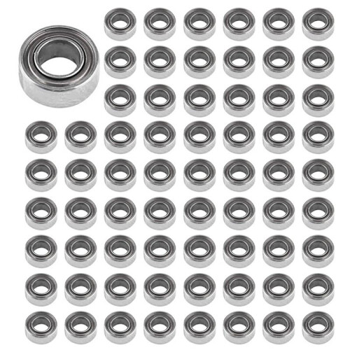 200Pcs MR63ZZ 3X6X2 mm Deep   Bearing Miniature Bearing
