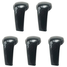 5X Sport Style Carbon Fiber Print Gear Shift Knob Cover Trim for 2 3 6 CX-3 CX-5