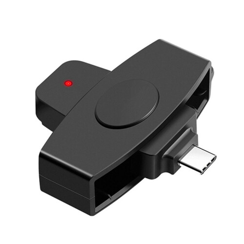 3X CSCR3  CAC Card Reader Type-C Bank Tax Declaration SIM Card/IC Card ID Card Reader 1
