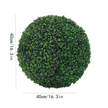 (40cm) Planta verde artificial topiaria bola bolas decorativas casa jardim decoração de casamento