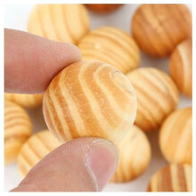 30X Boules de Mites en Bois de CèDre Naturel Lavande Camphre Répulsif Garde-Robe Tiroir à Vêtements