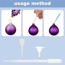 Set di 30 Strumenti per La Ricarica del Profumo, Kit di Dispenser In Plastica con Pompa da Viaggio, Imbuto, Contagocce per il Trasferimento Della