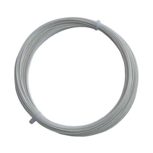 1,25 mm polyester tennistraining sportracketbatstring voor-Wit