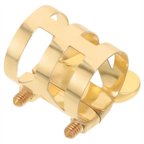 La ligature de saxophone à réglage unique à vis compacte la