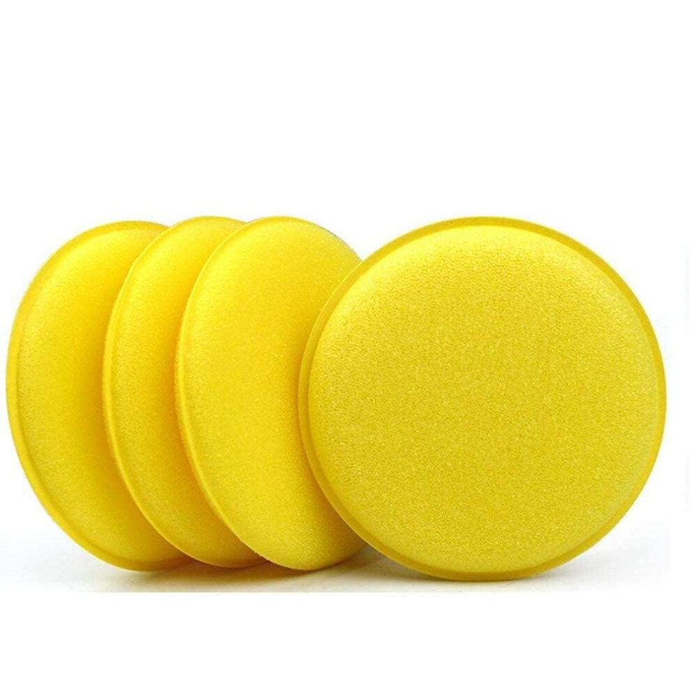 Car Wax Applicator Pads Pack Of 4, Doublesided Foam Polishing Sponges For Smooth, Scratch Car Detailing 9073542690375
