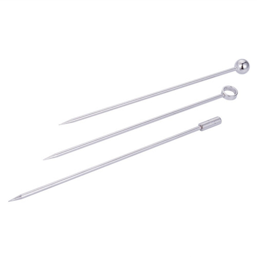 60X Edelstahl Cocktail Picks Martini Picks Set 1