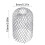 18 Pack Gutter Guard 3 Inch Expandable Aluminium Filter Strainer Gutter Downspout Guard for Stopping Blockage Leaves 5