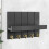 Key Storage Hook, Wall Mounted Holder for Handbag and Hat, Black 4