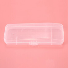 2 Pcs Travel Double   Storage Box Men Shaver Case  Accessories Transparent  Holder Plastic Case