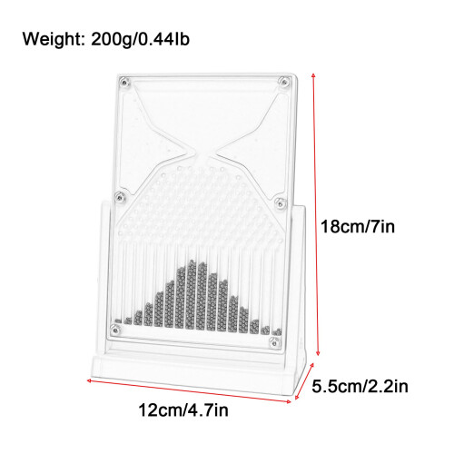 Black Acrylic Galton Board Probability Demonstration Model for Visual Learning and HandsOn Experiments 1