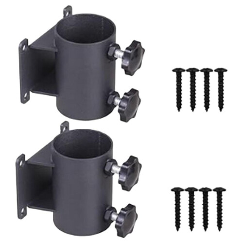 2Pcs Patio Umbrella Holder Deck Umbrella Mount for Beach Deck Railing Garden 1