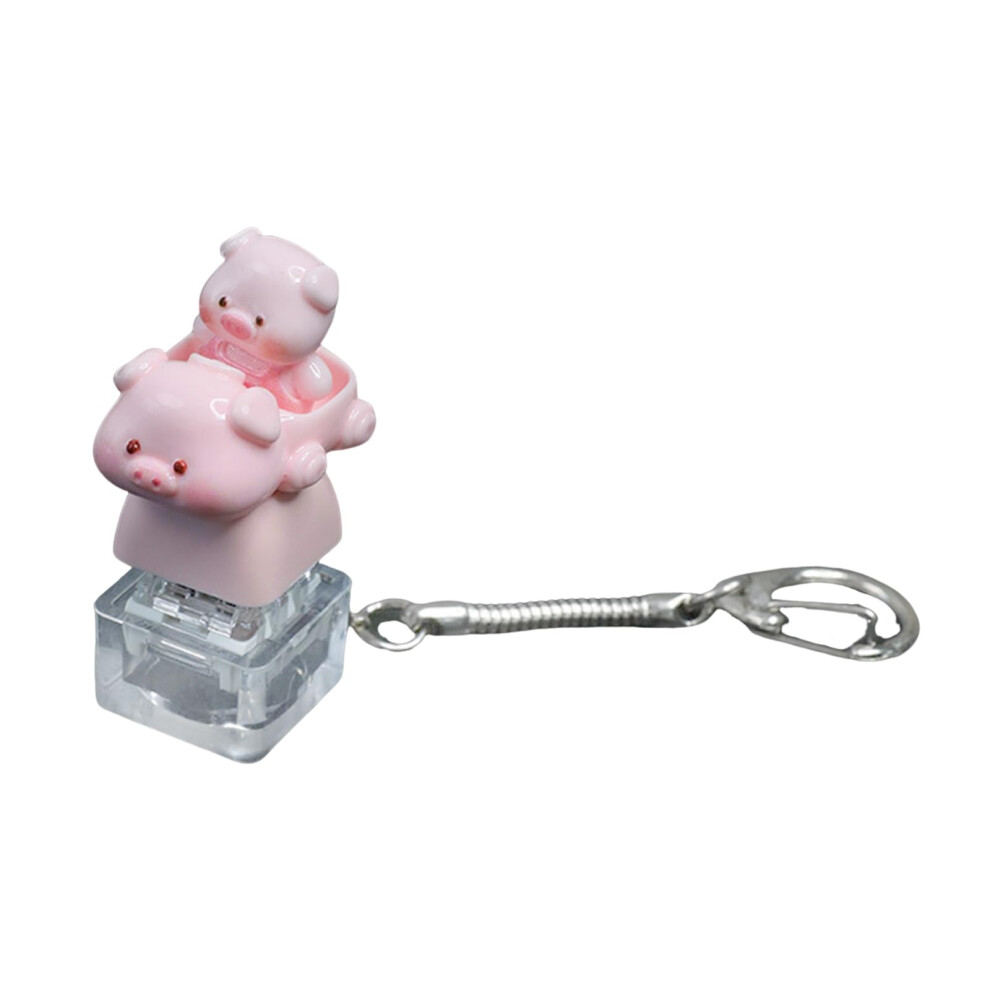 Resin Keycap For Mechanical Keyboard With Cartoon Design, Dual Use Fidget Keychain, Mx Switch Compatible 9092120664560