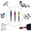 Impact Grade Power Hand Tools Driver Sockets Adapter Extension Set, 6Pcs Hex Shank Drill Nut Driver Bit Set 2