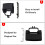 4PZ Air Vent Outlet Tab Clip per - W164 ML Class 2006-2011 X164 GL Class 2007-2012 5