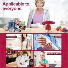 Electric Can Opener -Touch Battery Operated Automatic Can Opener for Seniors and Arthritis Sufferers