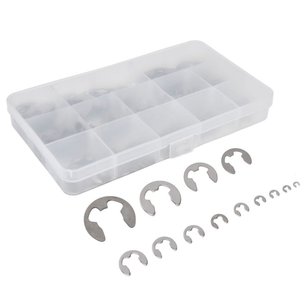 Durable Stainless Steel E Clip Circlip Kit 400Pcs 604 For Bearings Australia 8761390511591