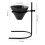 Adjustable Height Ceramic Coffee Filter Cup Hand Brew Set Portable Household Coffee Brewing Kit Drip Filter 6