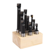 18Pcs Durable Hard Alloy Shank Boring Bar Set Carbide Tipped Bars 12mm for 2 Inch 50mm Boring  for Lathe Milling