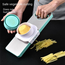 Râpe à Pommes de Terre Domestique, Coupe-Légumes Multifonctionnel en Acier Inoxydable, Broyeur de Cuisine et Outil de Nettoyage