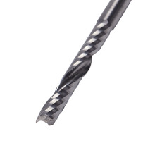 20Pcs Cnc Router Bits 3.175 x 22mm Single Flute Spiral Carbide Cnc Router Bits Milling Cutter