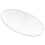 2X Transparent 3mm Thick Mirror Acrylic Round Disc Diámetro:60mm 2
