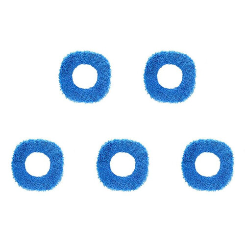 5X Disposable Mop,Washable Durable Replacement Microfiber Pads Dust Push Mop Cloth for Dry and Wet Vacuum Cleaner,