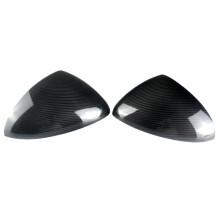 2Pcs Car Carbon Fiber Side Rear View Mirror Cover Trim for- Cayenne 958 2011-2014
