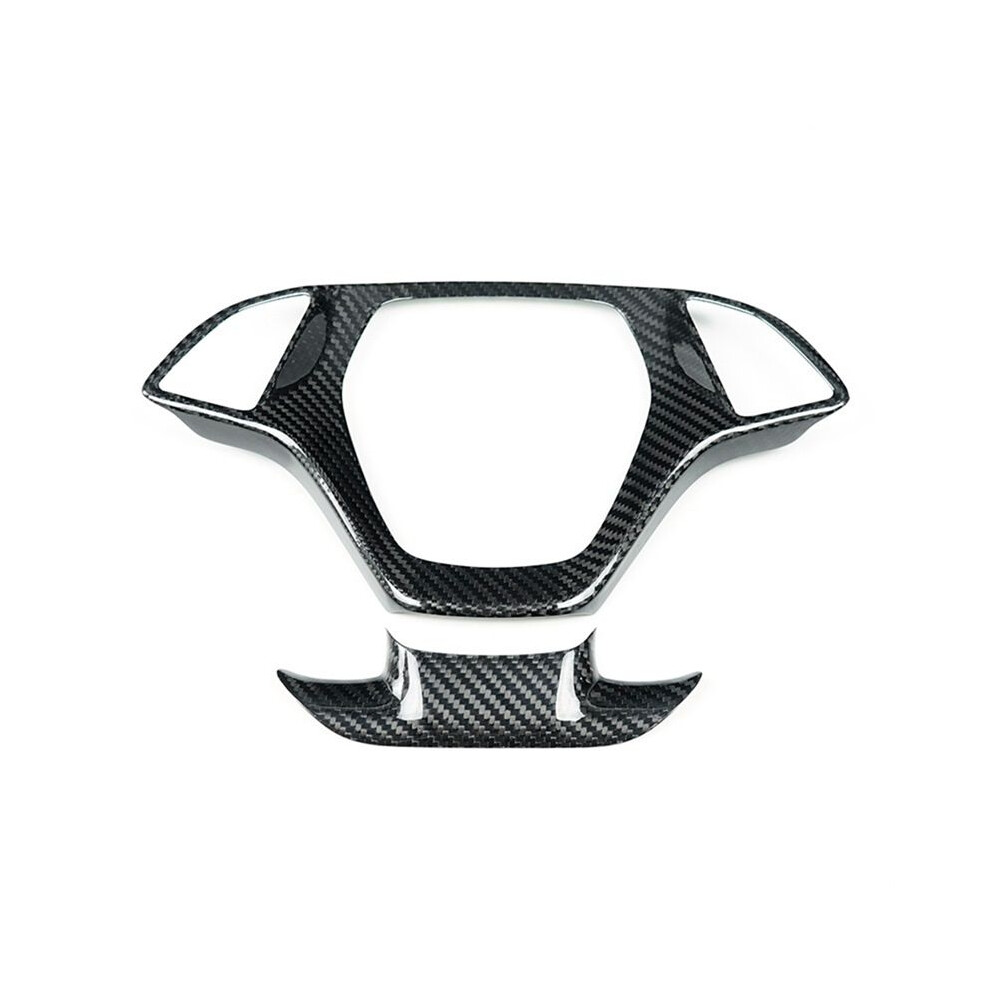Real Carbon Fiber Car Steering Wheel Trim Cover For Corvette C7 2014 - 2019 6031968231988