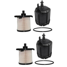 2 Jeu CC11-9160-AA BoîTier de Filtre et Filtre à Carburant pour Transit MK7 MK8 Custom 2006-2018 1930091 1781617