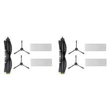 10 Stuks Rolborstelfilter Zijborstel Vervangende Onderdelen voor Qihoo 360 S10 X100 Max Robotstofzuiger