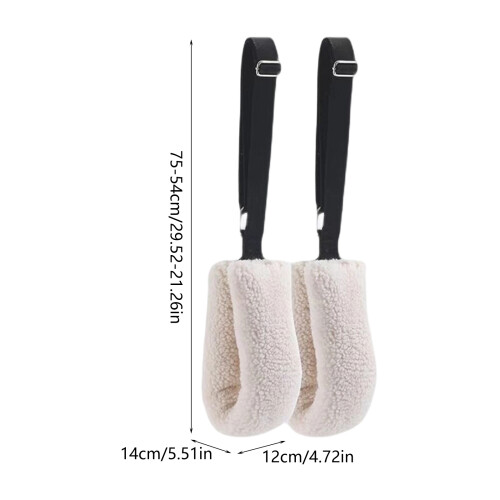 2Pcs Adjustable Pilates Straps Workout Tools Feet Handle Straps 2