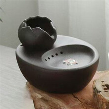 Ceramic Pet Water Fountain with USB Pump for Cats and Other Pets to Drink Water.