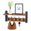 Coat Hooks Wall Mount with Shelf Coat Rack Wall Mount with 5 Heavy Duty Hooks - Floating Wall Shelf with Hooks 3