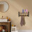 Coat Hooks Wall Mount with Shelf Coat Rack Wall Mount with 5 Heavy Duty Hooks - Floating Wall Shelf with Hooks 6