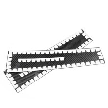 Car Window Door Column B Pillar Post Trim Stickers for 500 08-23 Abarth 595 12-23 Soft Carbon Fiber Accessories