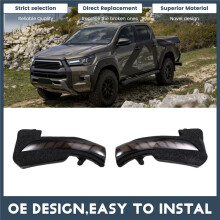 Car Dynamic Rearview Mirror Lamp Turn Signal Lights LED Indicator Lights for  Hilux Fortuner Innova