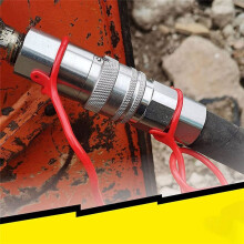4X 1/2-Zoll-NPT-Hydraulikkupplung Kompaktlader--Flachgesichts-Schnellkupplungen mit 2 Staubkappen